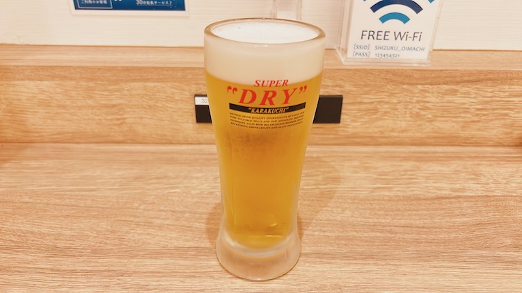 生ビール|Smart Stay SHIZUKU 品川大井町のレストラン