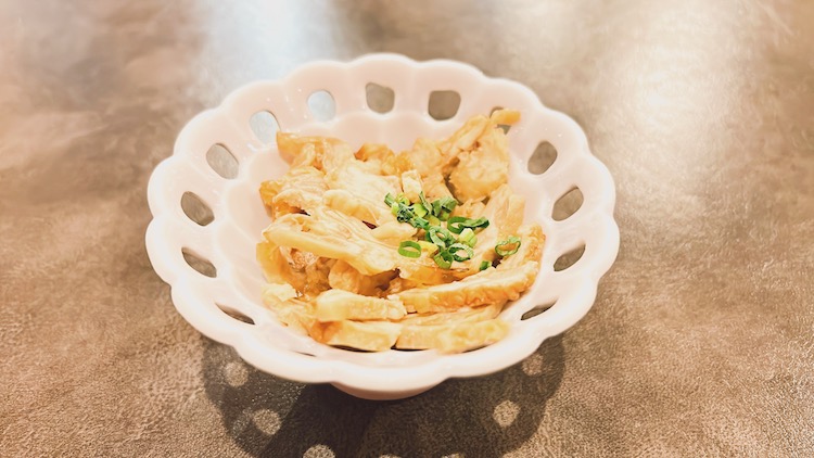 鶏皮ポン酢|天然温泉ホテルこまちのレストラン
