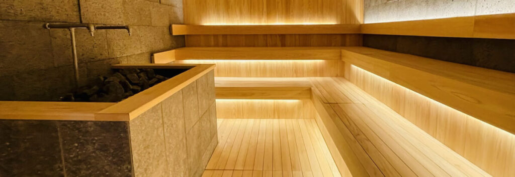 サウナ・水風呂・外気浴の雰囲気｜かぷせる旅篭赤坂（SPA:BLIC赤坂湯屋）
