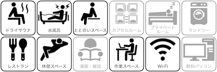 テルマー湯の設備/サービス