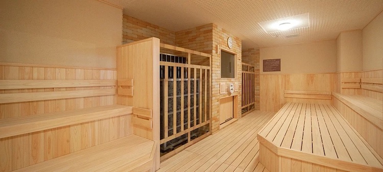 高温サウナの雰囲気｜天然温泉アーバンクア SPA & LIVING